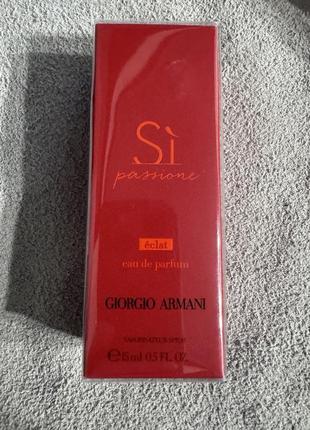 Парфюмированная вода для женщин giorgio armani si passione eclat eau de parfum, 15 ml.