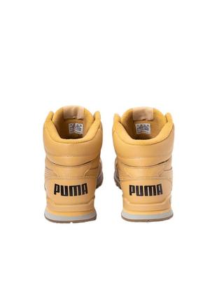 Мужские теплые кожаные кроссовки puma st runner3 фото