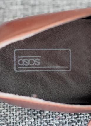 Туфлі монки asos нат шкіра7 фото