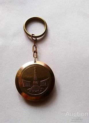 Брелок срср "мінськ" з термометром. 3