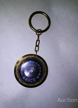 Брелок срср "мінськ" з термометром. 6