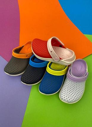 Детские кроксы сабо crocs literide kids