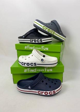 Стильные кроксы сабо crocs bayaband clog1 фото