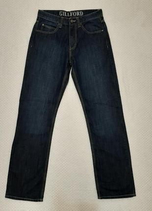 Классические синие джинсы gillford р.44-46 (30/34) оригинал, на высокий рост2 фото