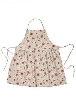 Фартух квіти бордо тм прованс