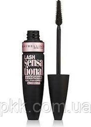 Туш lash sensational luscious 9,5 мл maybelline черный (2000002716082)