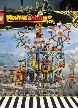 Конструктор lego monkie kid 80054 5та річниця мегаполіс-сіті