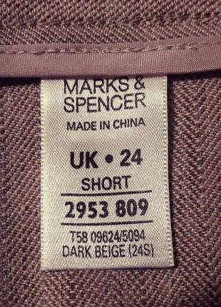 Новые   лен вискоза  брендовые брюки р.24 от marks &spencer5 фото