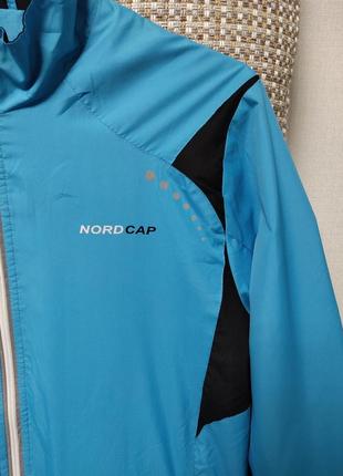 Nordcap ( фінляндія) бірюзова спортивна куртка, вітровка4 фото