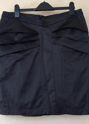 Нарядная атласная брендовая юбка,42