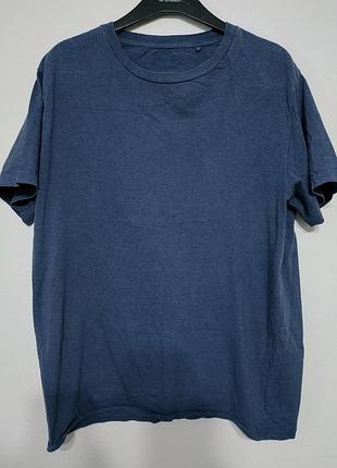 1+1=3🔥 l 50 футболка тенниска мужская синяя zxc