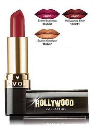 Помада hollywood collection от avon оттенок snow business