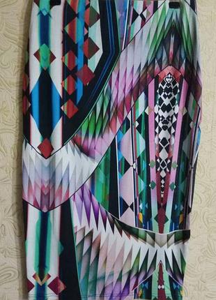 Юбка в трендовый принт