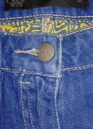 Класні укорочені джинси next, розмір 8/36.3 фото