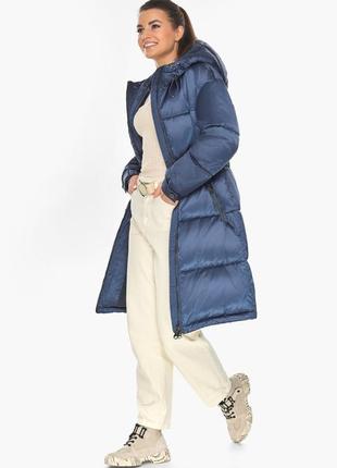 Сапфировая женская куртка в стиле кэжуал модель 572403 фото