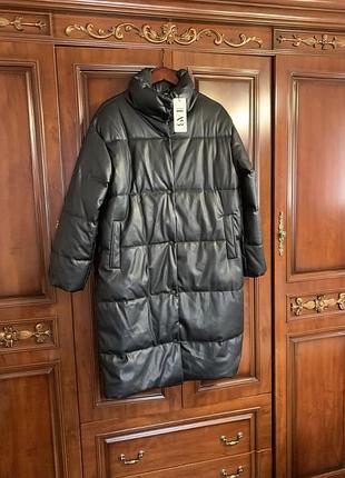 Пальто пуховик, куртка answear lab з екошкіри нова з бірками