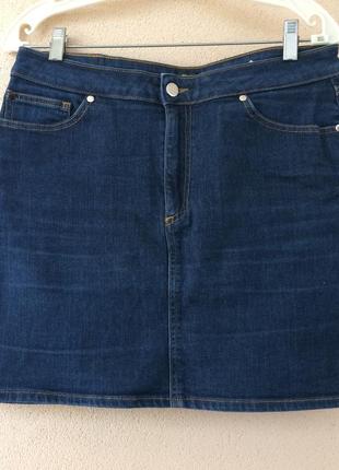 Новая брендовая джинсовая мини-юбка, 42,дания