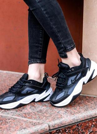 Кроссовки nike m2k tekno white cool grey black кросівки