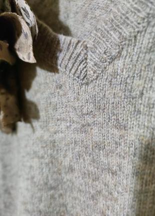 Теплый шерстяной свитер3 фото