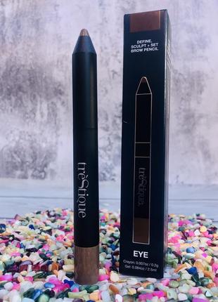 🤎 олівець + гель для брів trestique eye define sculpt + set brow pencil americano