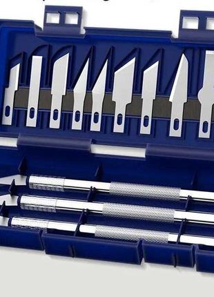 Набор ножей скальпелей 13pc precision knife set, lite