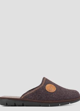 Тапочки мужские  коричневые фетр украина  inblu - размер 42 (27,5 см)  (модель: inb91-3bbrown)1 фото