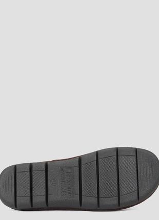 Тапочки мужские  коричневые фетр украина  inblu - размер 42 (27,5 см)  (модель: inb91-3bbrown)7 фото