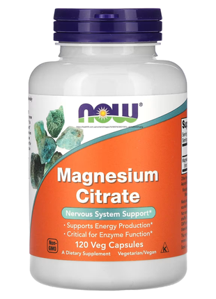 Now foods magnesium citrate - 120 caps