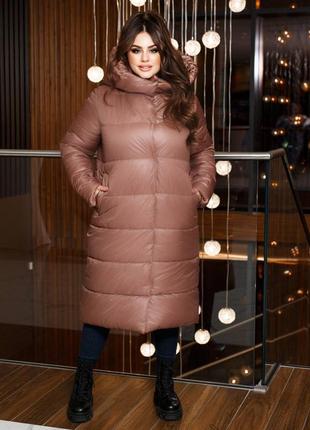 Пальто женское зимнее стеганое разм.48-581 фото