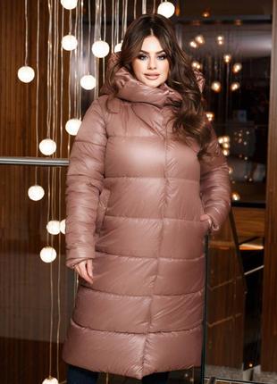 Пальто женское зимнее стеганое разм.48-583 фото