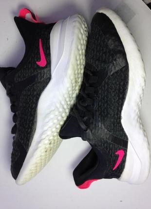 Nike кроссовки кроссы чёрные 23.5-24 см7 фото