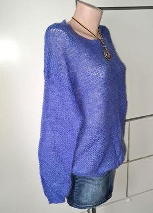 Теплый и невесомый мохерный свитер lavanda3 фото