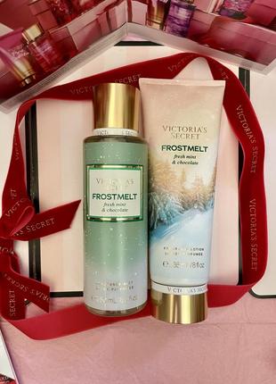 Набор victoria’s secret frostmelt мист лосьон3 фото