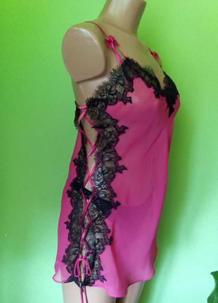 Мила ночнушка пеньюар з французьким мереживом