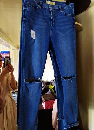 Джинсы скини момы