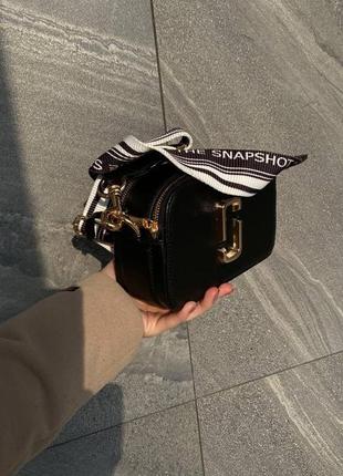 Сумочка marc jacobs logo black7 фото