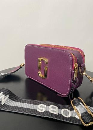 Сумочка marc jacobs logo violet