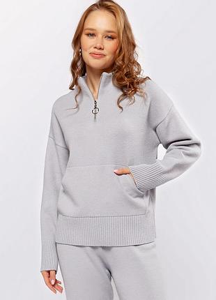 Свитер с молнией арт. 928