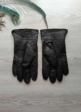 Кожаные качественные перчатки, варежки2 фото