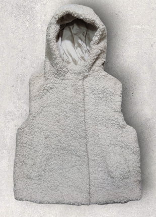 Оригинальная тедди плюшевая жилетка cos teddy vest