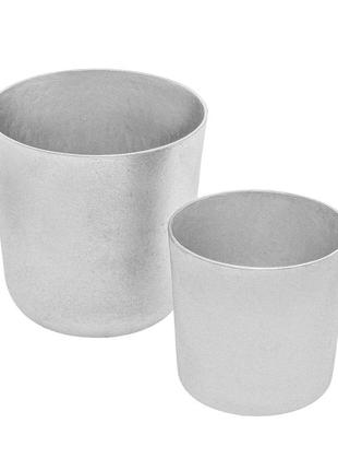 Набір з 2 форм для випікання пасок, хліба та кексів з литого алюмінію 0.5 та 0.2 л