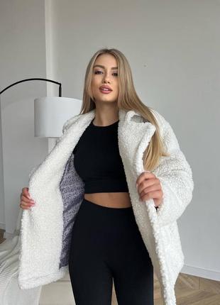Шубка тедді коротка2 фото