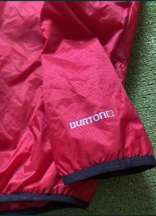 Burton куртка туристична трекінгова яскрава sport casual червона6 фото