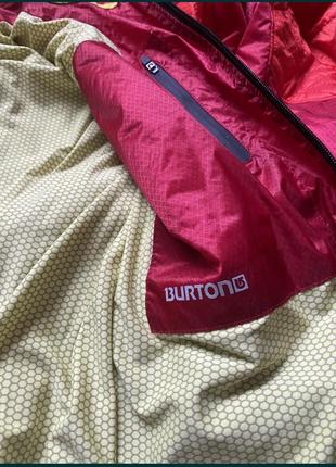 Burton куртка туристична трекінгова яскрава sport casual червона4 фото