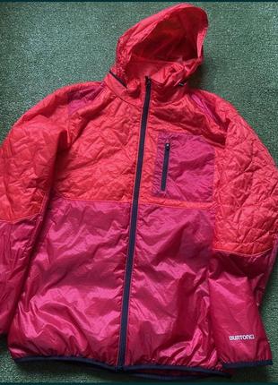 Burton куртка туристична трекінгова яскрава sport casual червона1 фото