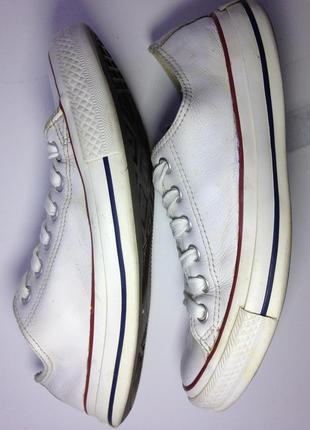 Converse all star chuck taylor унісекс шкіряні кеди кросівки 24.5-25 см6 фото