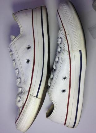 Converse all star chuck taylor унісекс шкіряні кеди кросівки 24.5-25 см7 фото