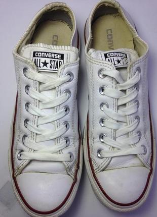 Converse all star chuck taylor унісекс шкіряні кеди кросівки 24.5-25 см2 фото