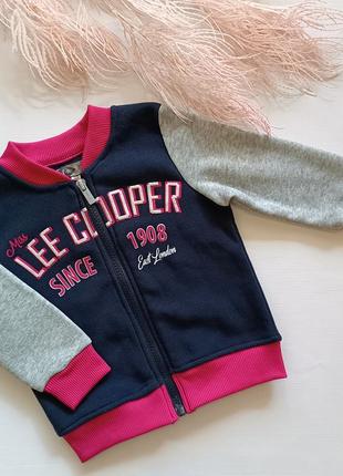 Бомбер кофта lee cooper 12-18 міс1 фото