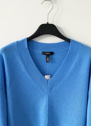 Aqua голубий кашемировый свитер 100% кашемир5 фото